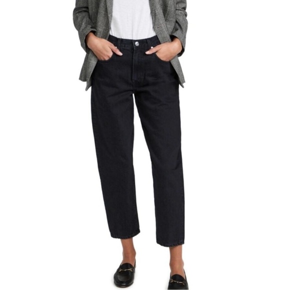 Edwin Jeans Anderson Ankle Jean 90s Relaxed Record Black 34 - Picture 1 of 9